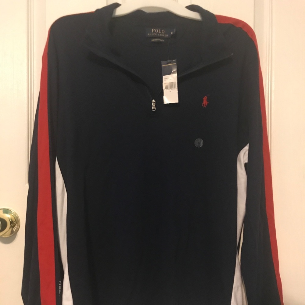Polo Ralph Lauren 1/2 Zip Pima Cotton Pullover XL
